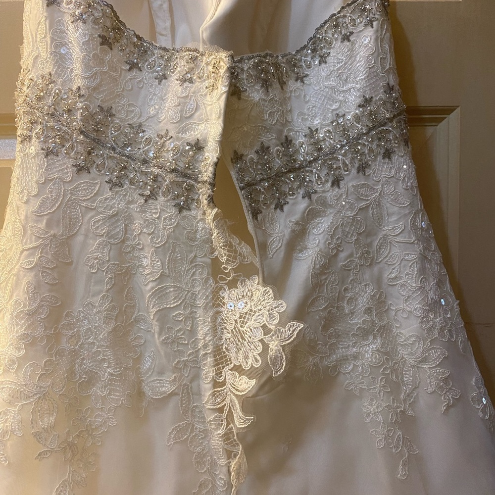 David’s Bridal wedding dress